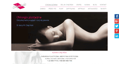 Desktop Screenshot of drchecinski.pl